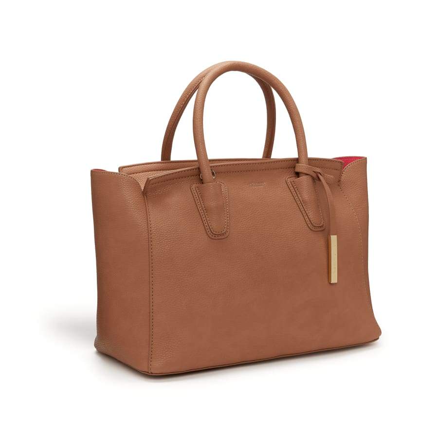 Grant Brown Vegan Shoulder Bag