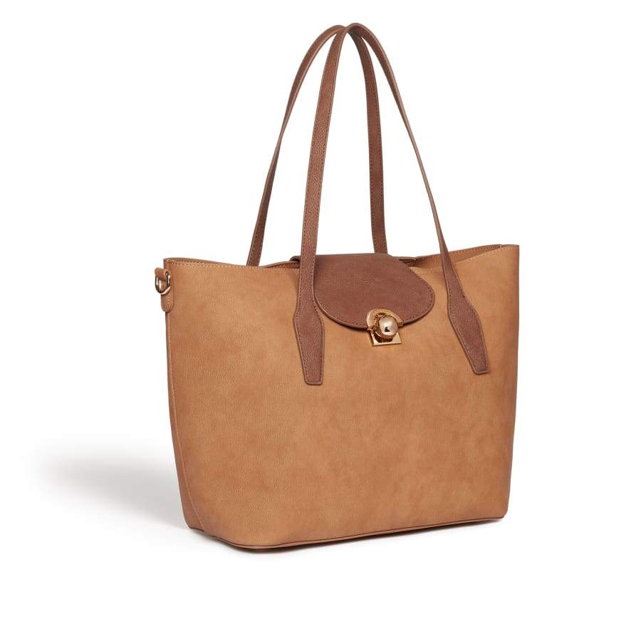 Maple brown vegan shoulder bag