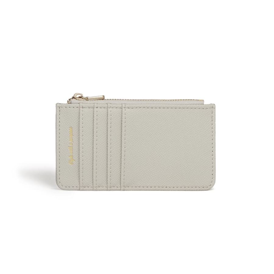 Willow Grey Coin and Card Holder, cruelty-free sustainable, vegan